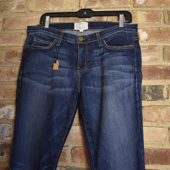 Current Elliott The Stiletto Townie Dark Wash Skinny Jeans Size 30 - Picture 2 of 8